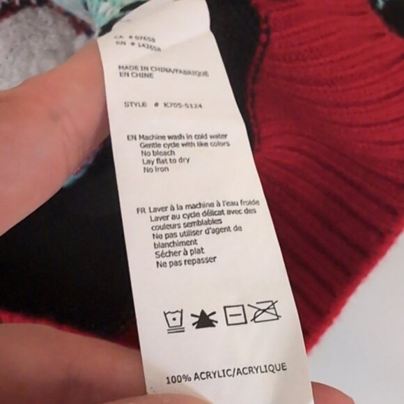 Urban Heritage Ugly Christmas Sweater Sequin Penguin Fair Isle Festive Holiday - Picture 10 of 10